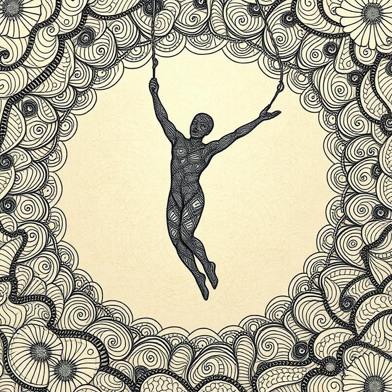 zentangle style AI art