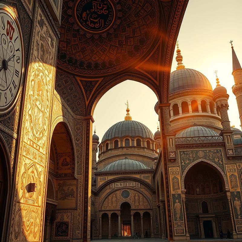 byzantine style AI art