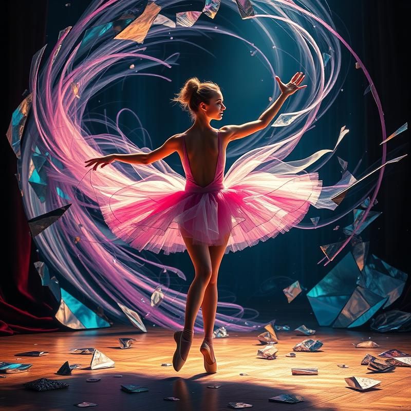 abstract style AI art