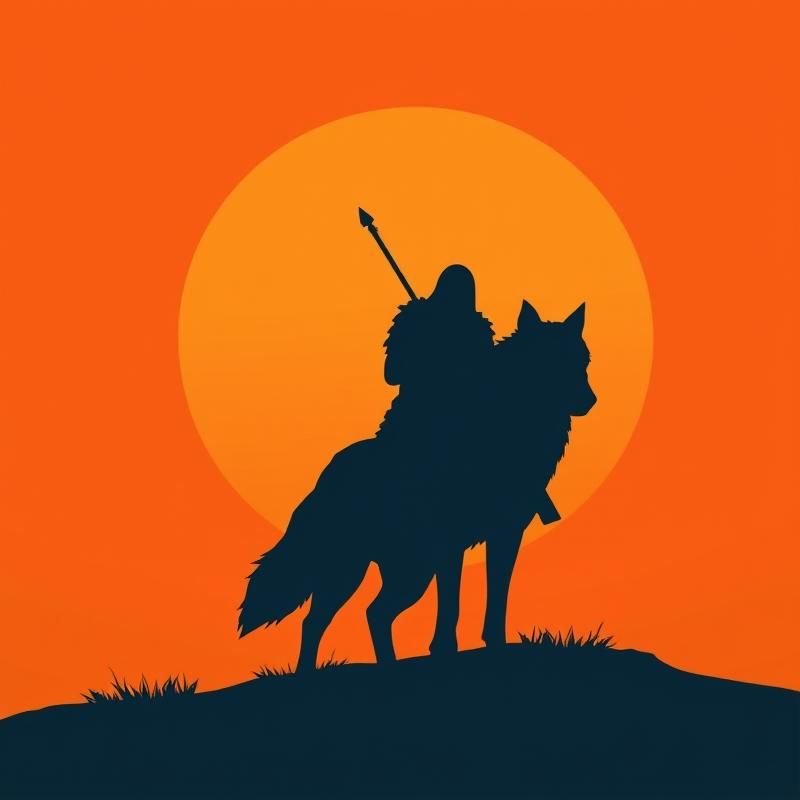 minimalist style AI art