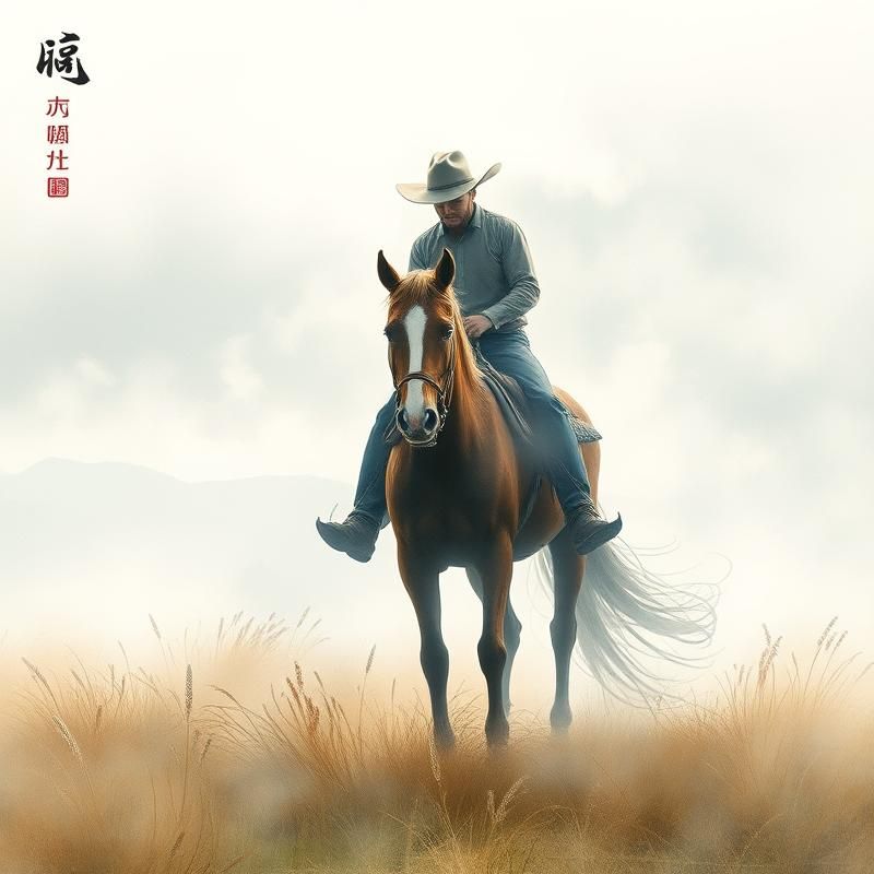 chinese painting style AI art