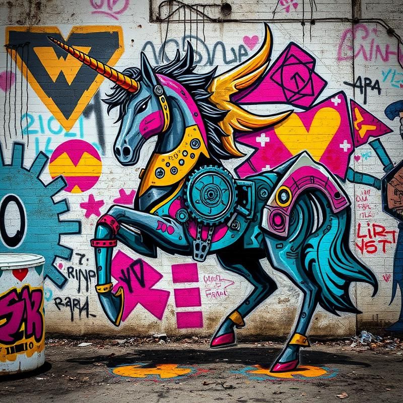 street art style AI art