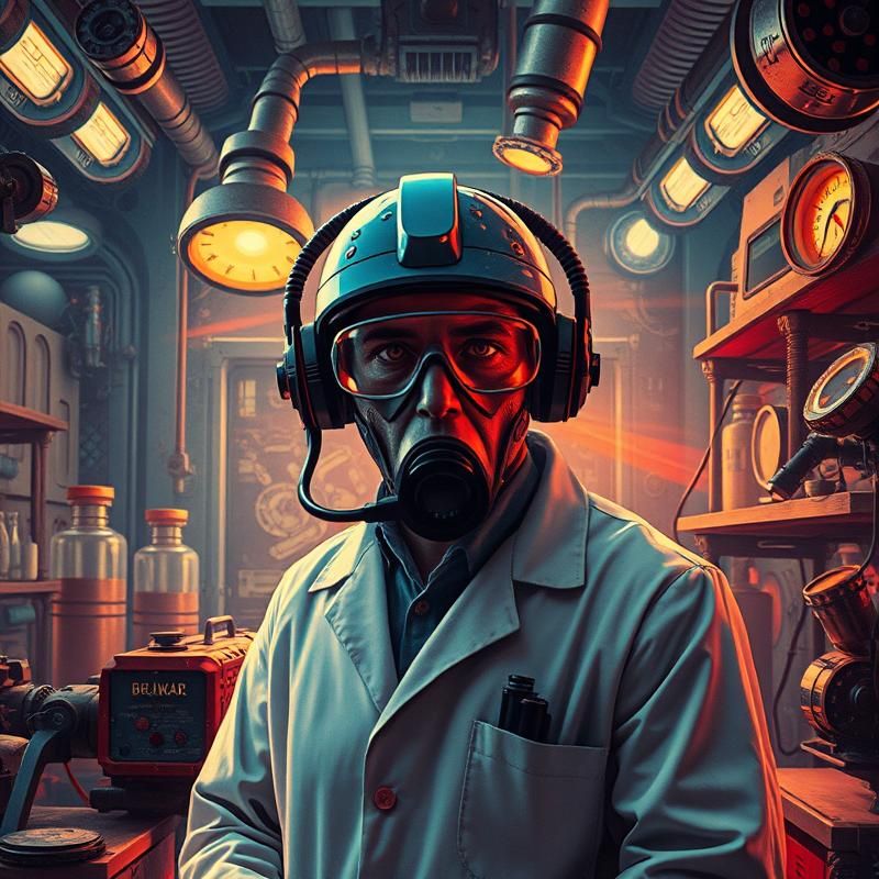 vintage poster style AI art