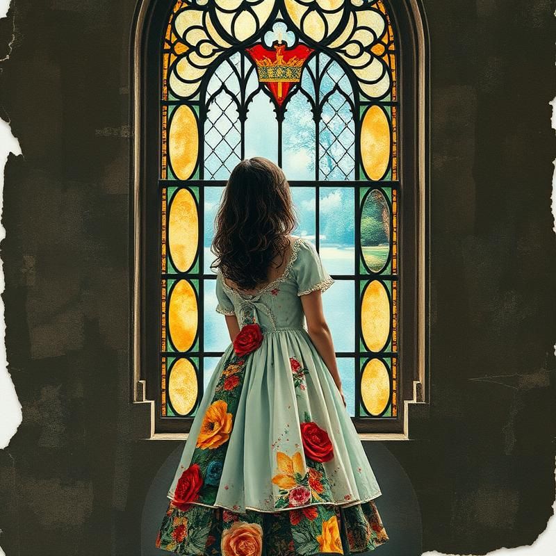 collage style AI art