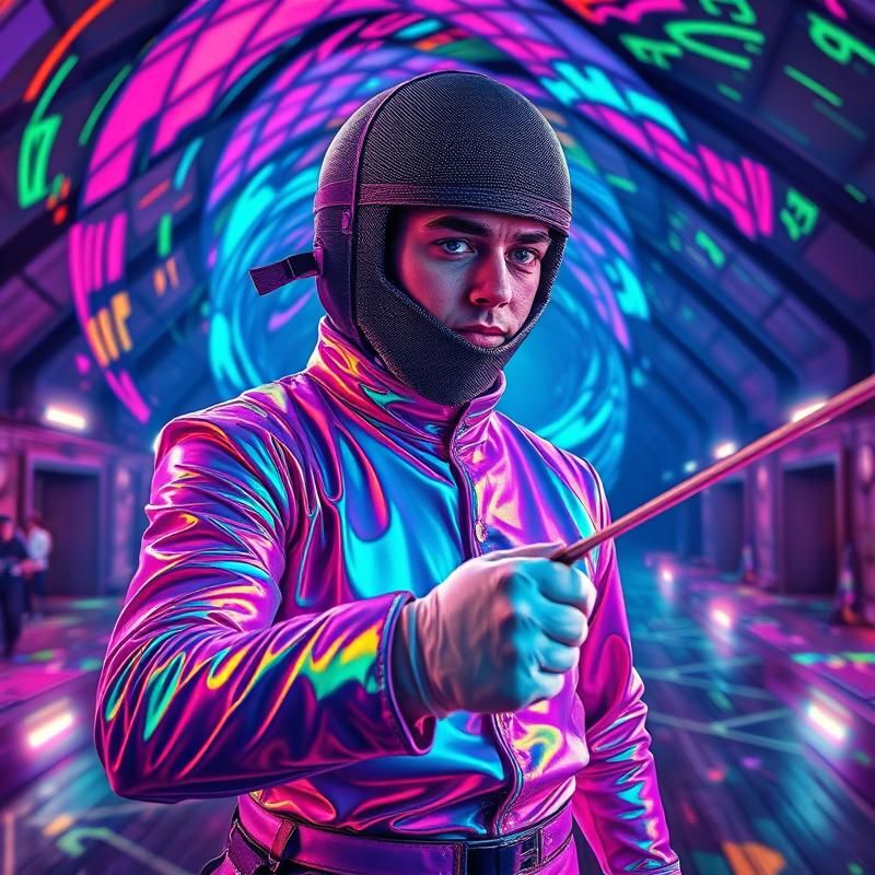 psychedelic style AI art