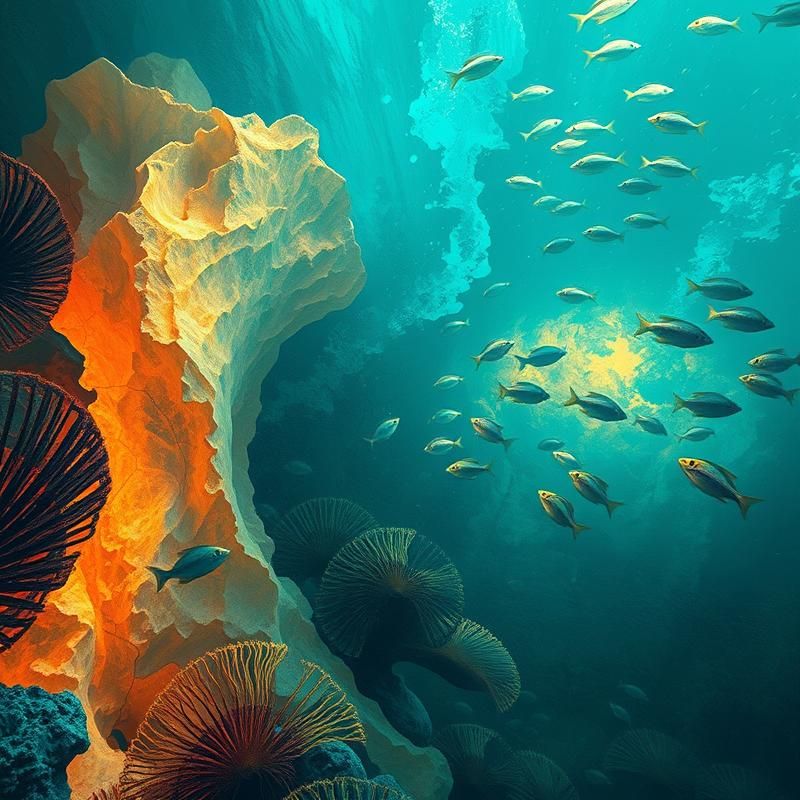 contemporary style AI art