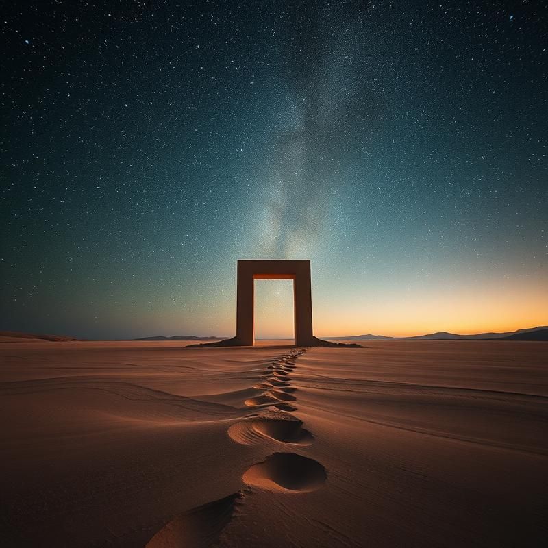 land art style AI art
