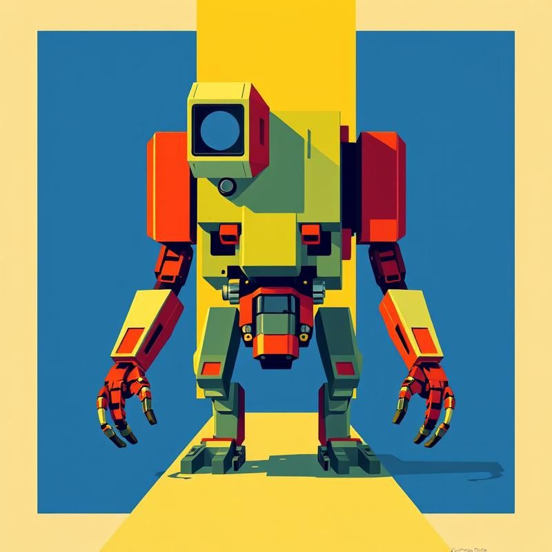 de stijl style AI art