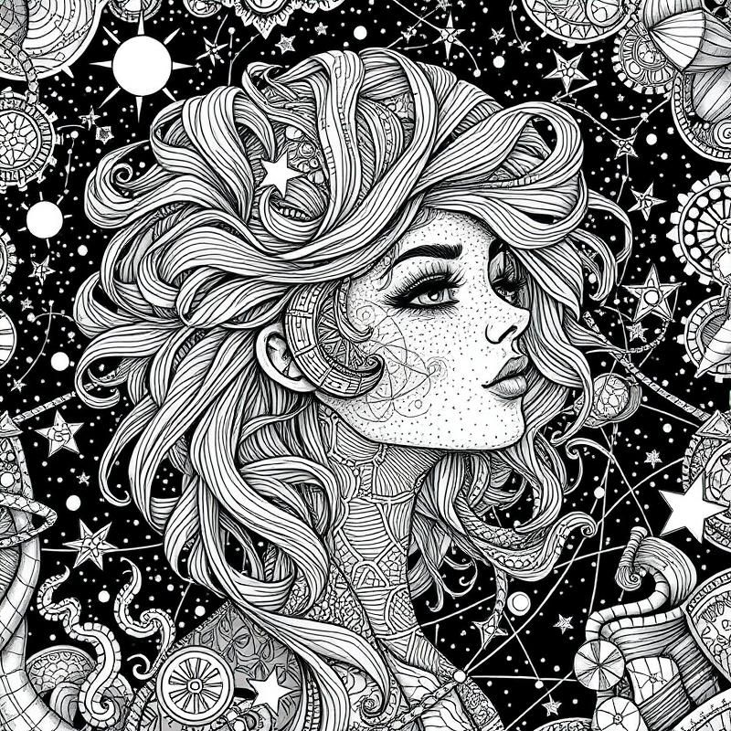 zentangle style AI art