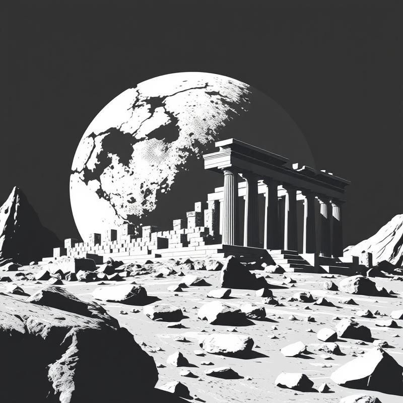 lithograph style AI art