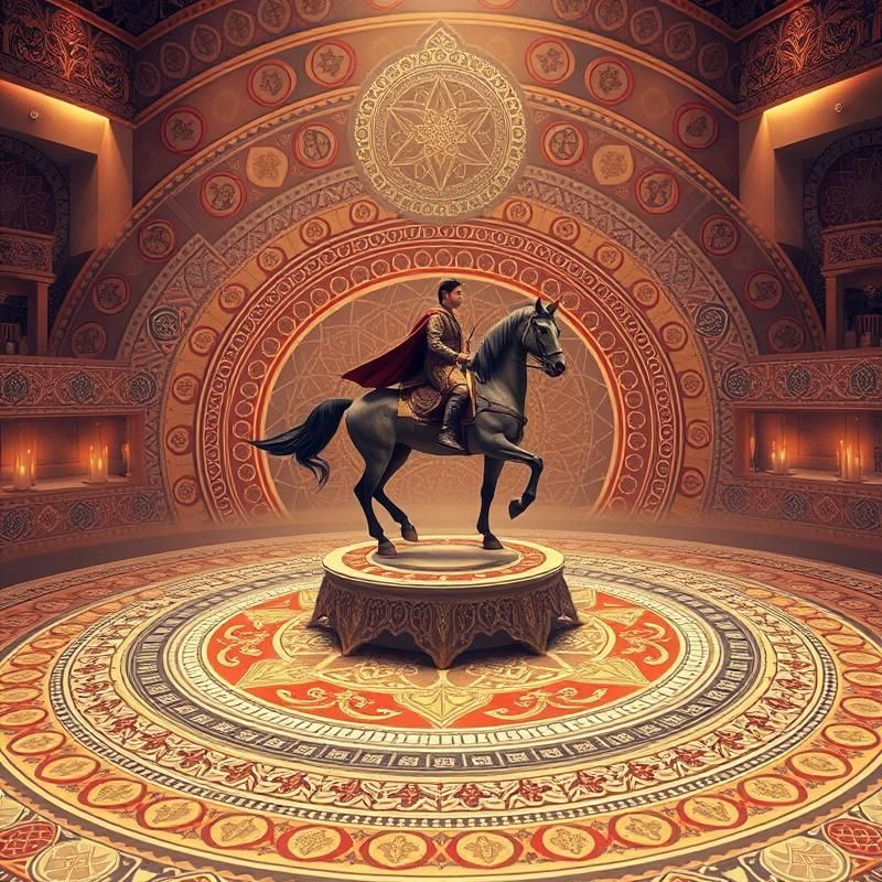 mandala style AI art