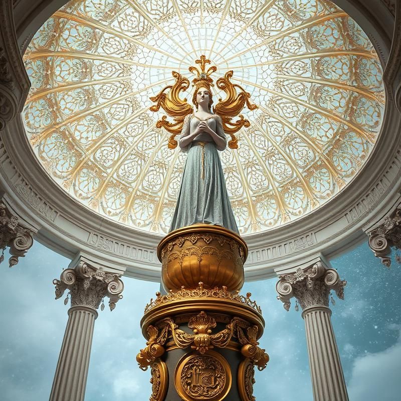 rococo style AI art
