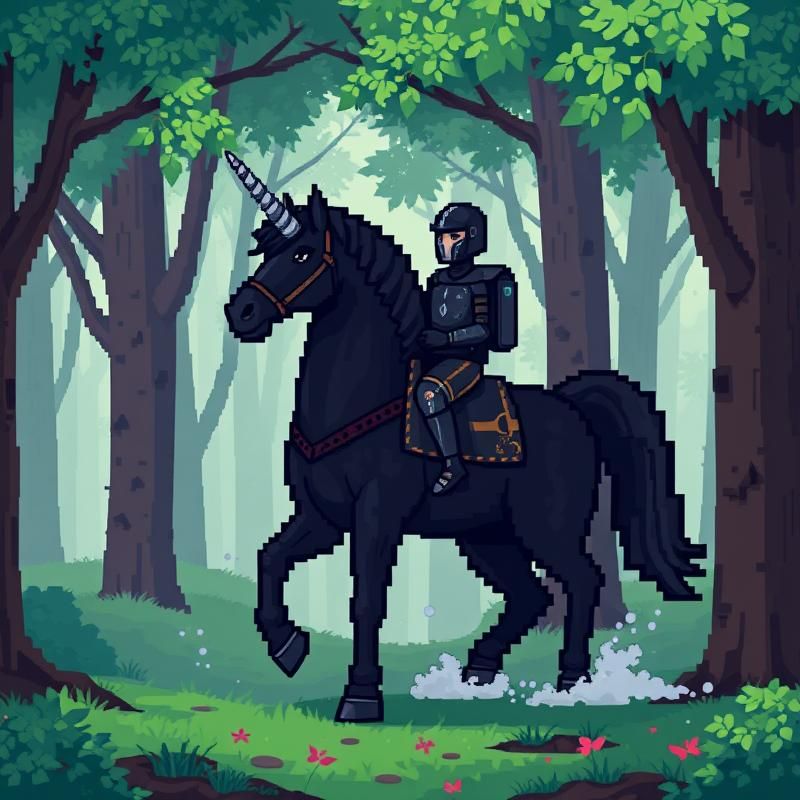 8-bit art style AI art