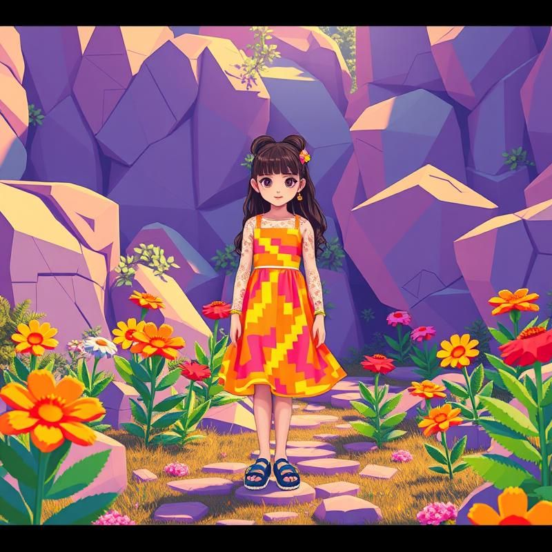 retro style AI art