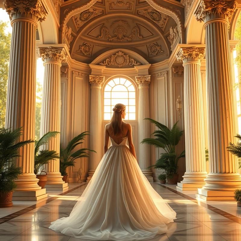 neo-classical style AI art