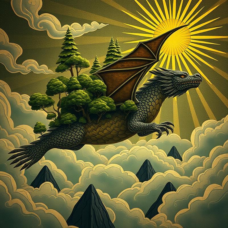 art deco style AI art