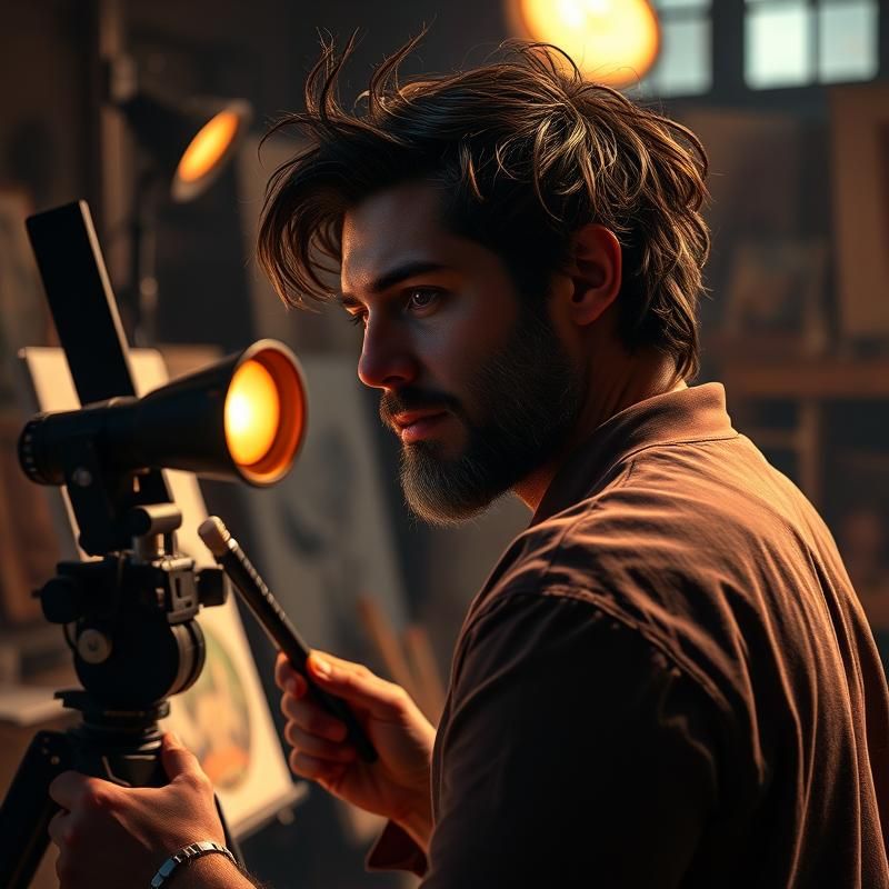 photorealistic style AI art
