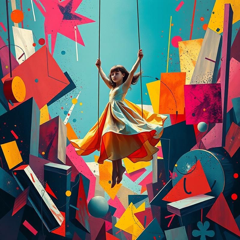 suprematist style AI art