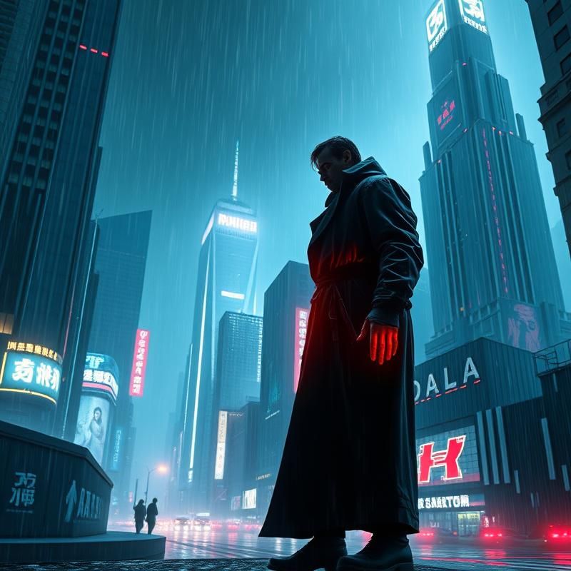 cyberpunk style AI art