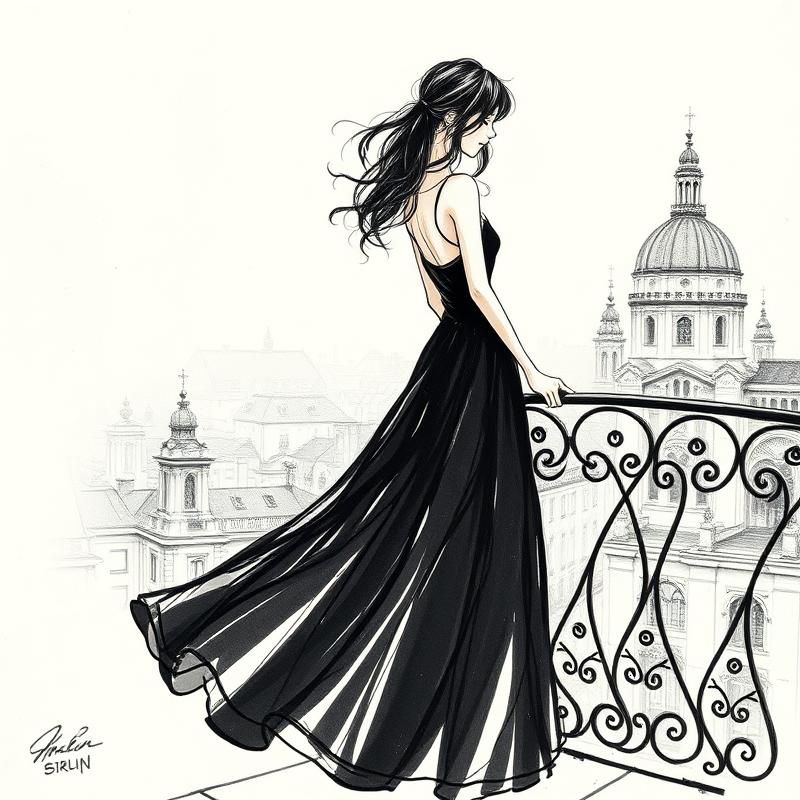 ink drawing style AI art