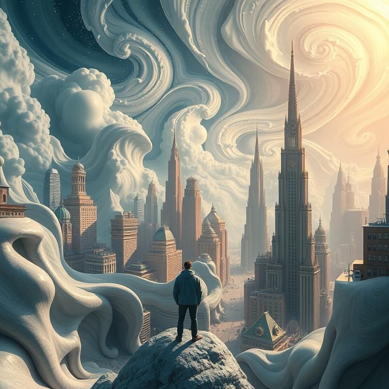 surrealism style AI art