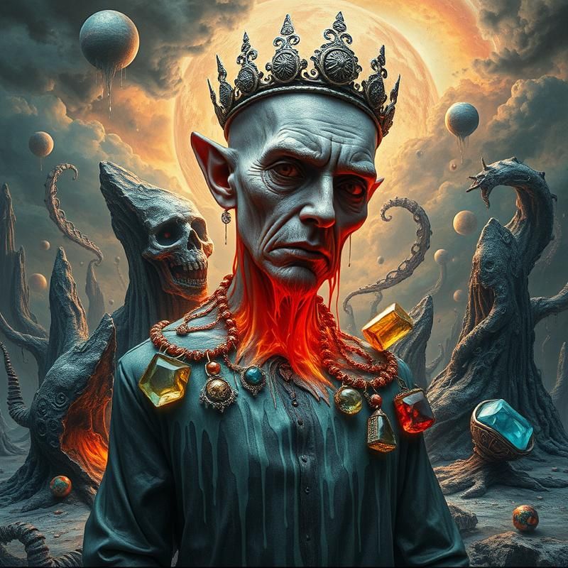 surrealism style AI art