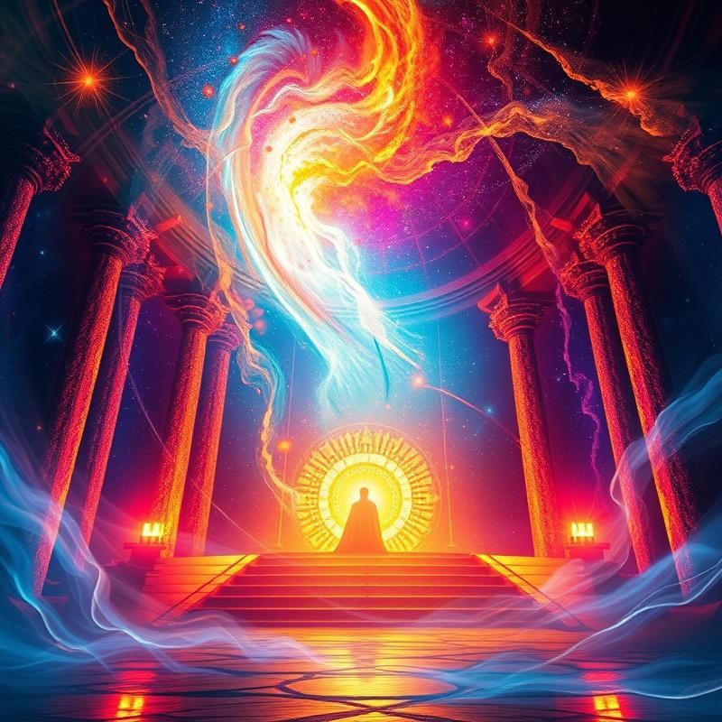 light painting style AI art