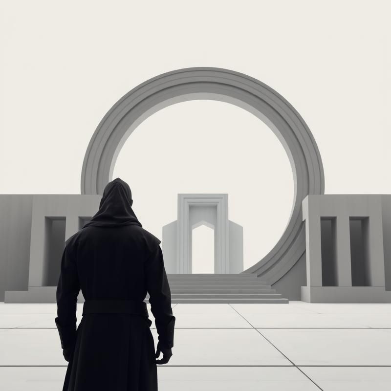 minimalist style AI art