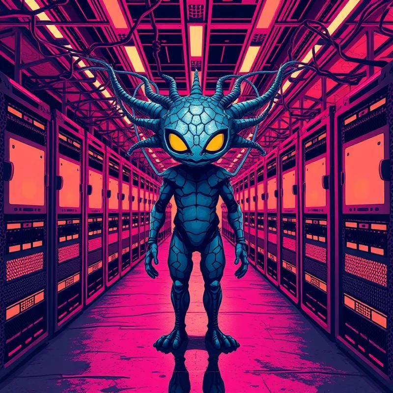 lithograph style AI art