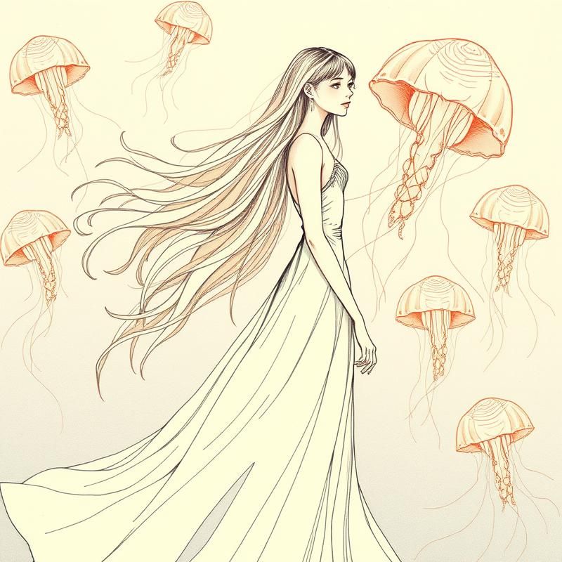 ink drawing style AI art