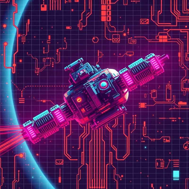 retro style AI art