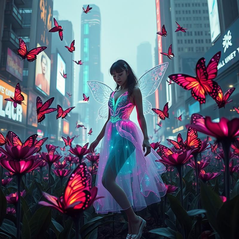 cyberpunk style AI art