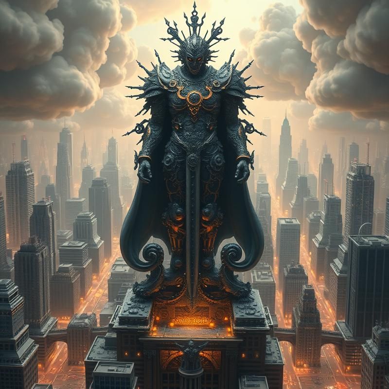 fractal art style AI art