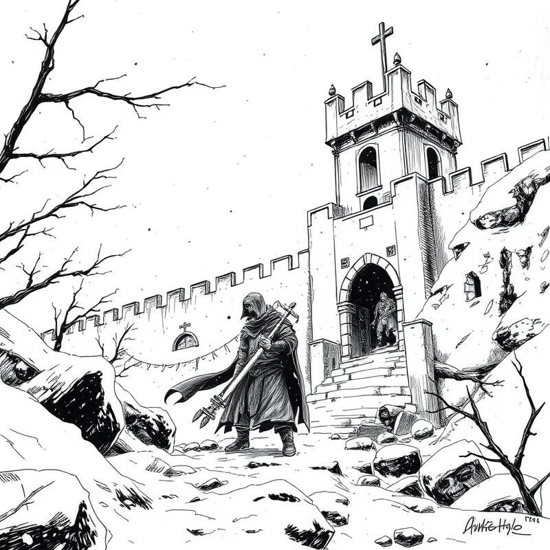 ink drawing style AI art