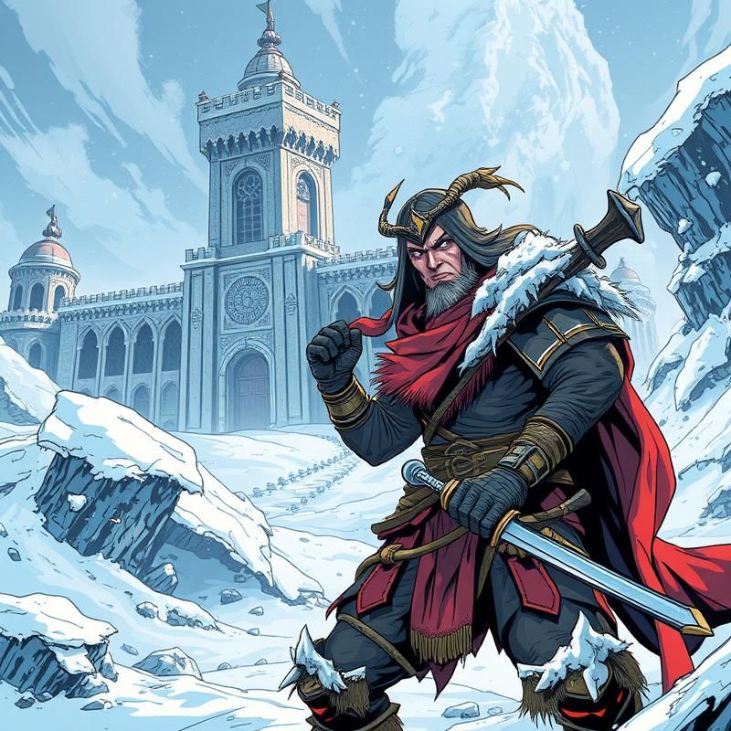 comic book style AI art