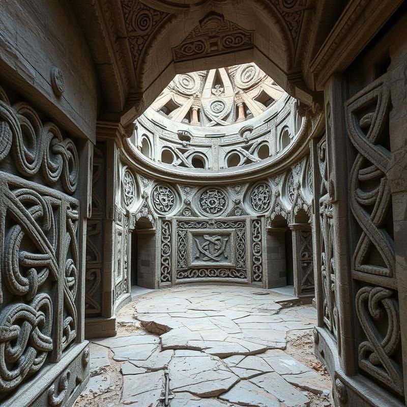 celtic style AI art