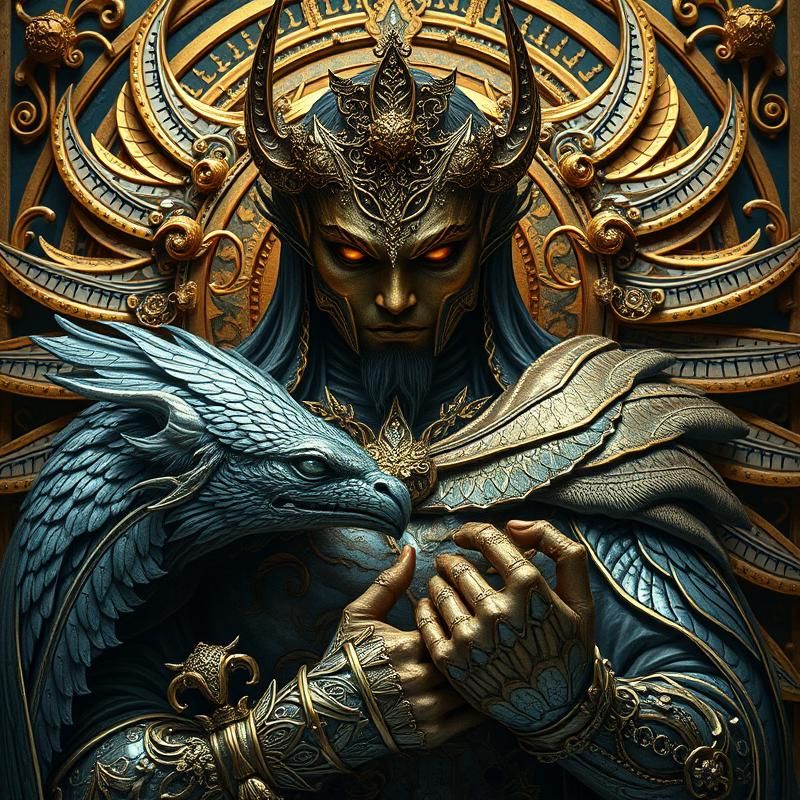art deco style AI art