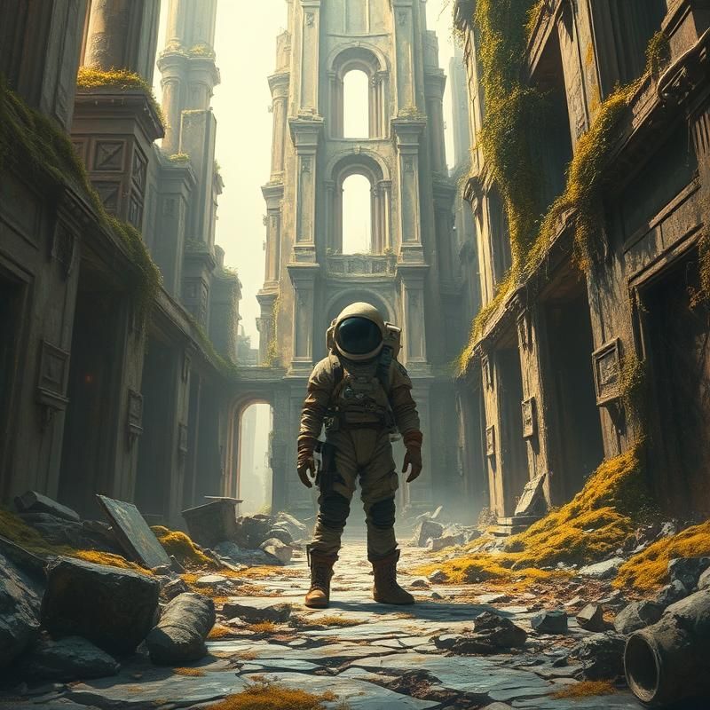 oil painting style AI art