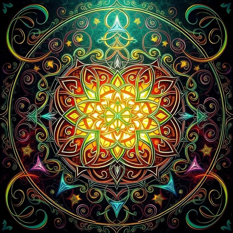 celtic style AI art