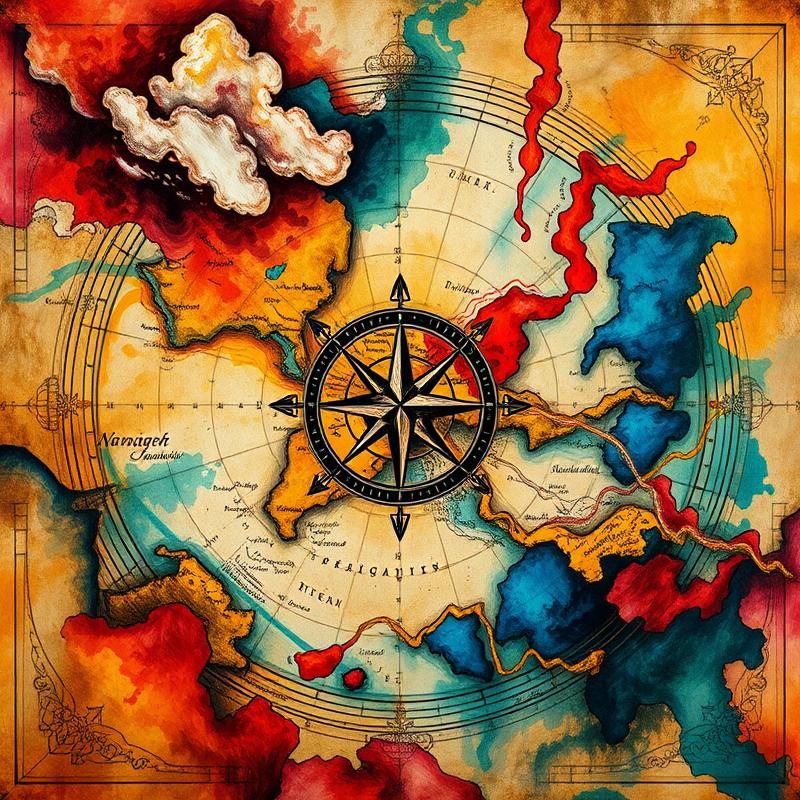 abstract style AI art