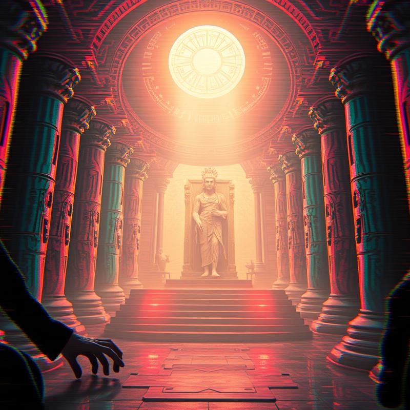 vaporwave style AI art