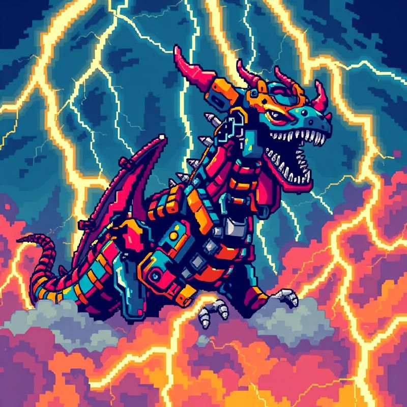 8-bit art style AI art