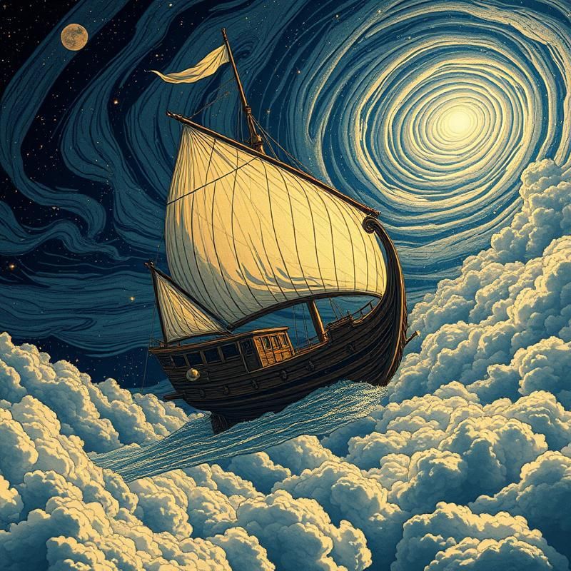 woodcut style AI art