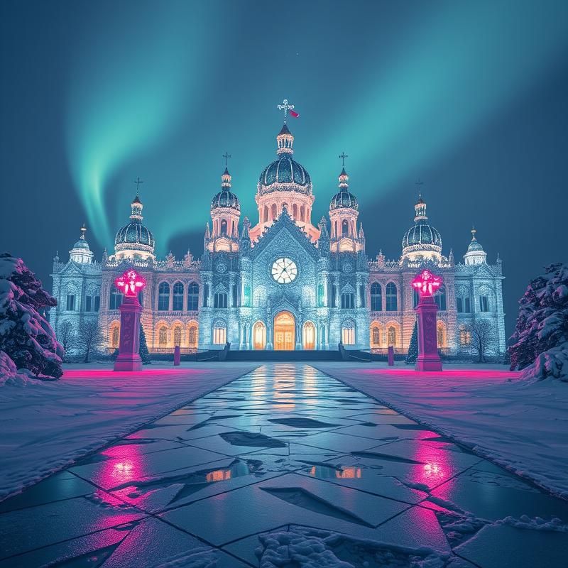 post-modernist style AI art