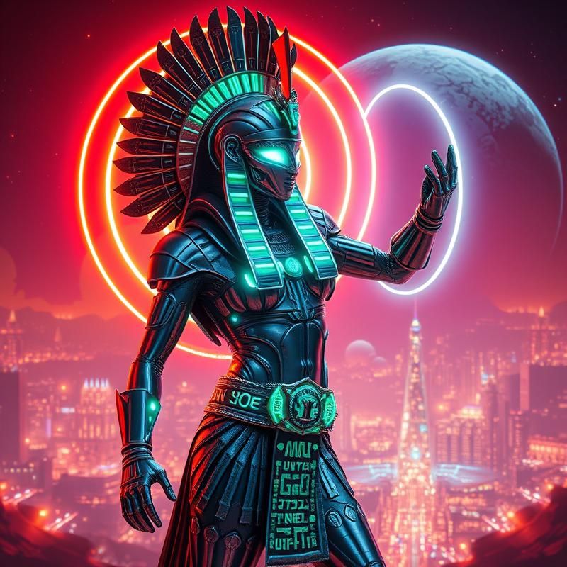 sci-fi art style AI art