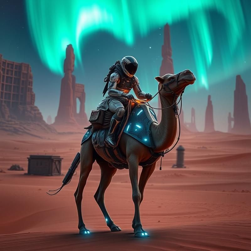 sci-fi art style AI art