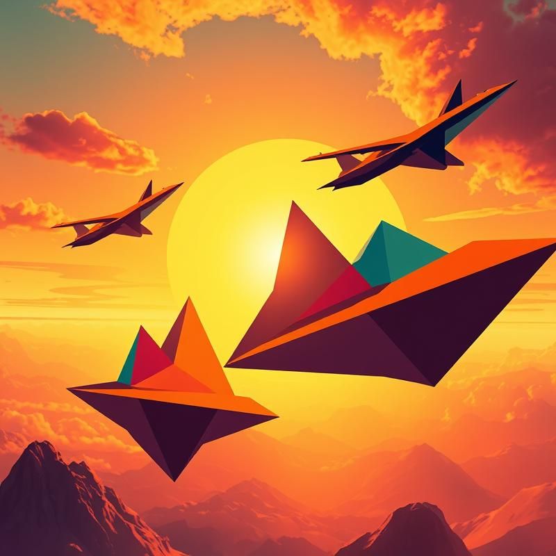 modernist style AI art