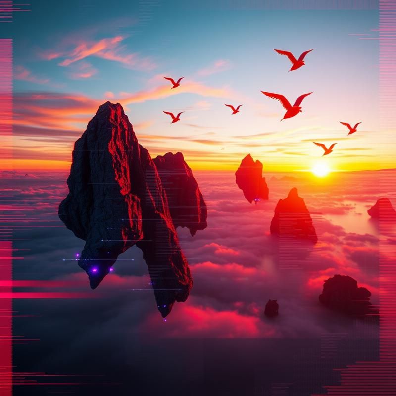 new media art style AI art