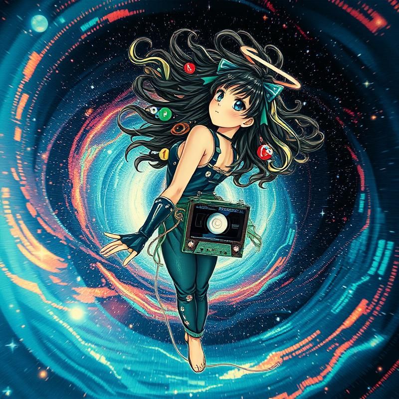 vaporwave style AI art