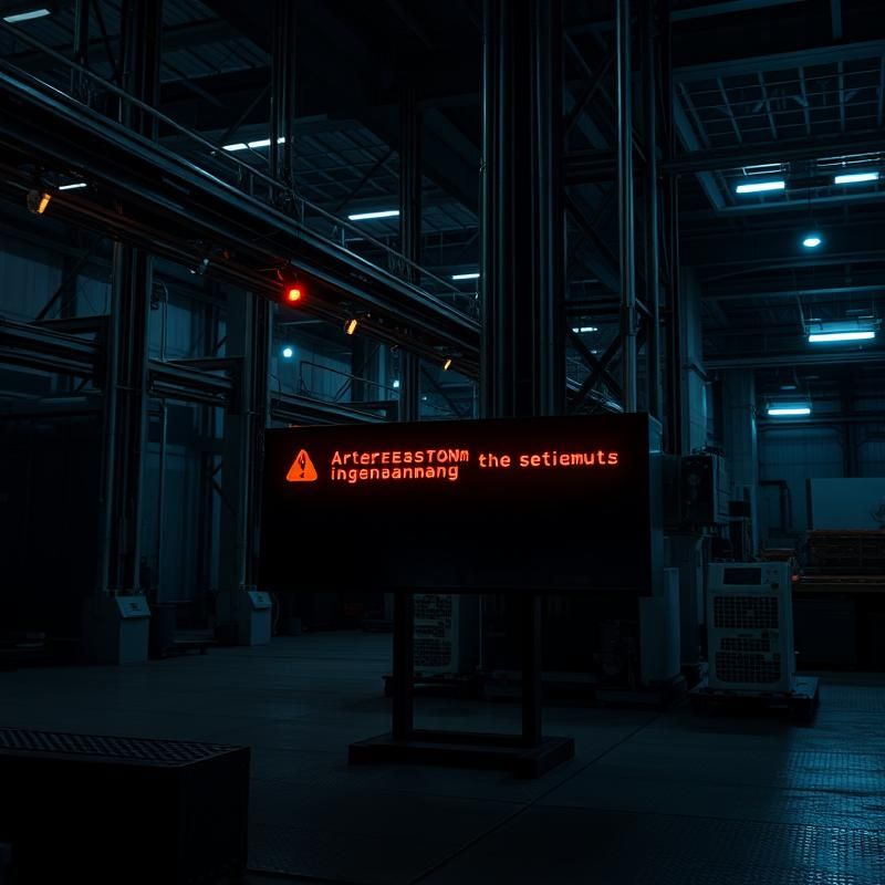 industrial style AI art